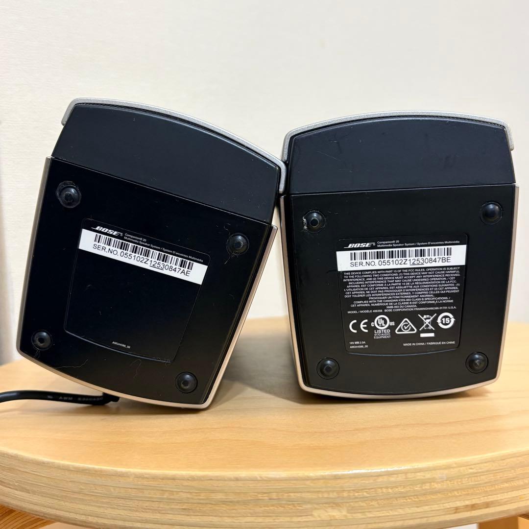 BOSE Companion 20 マルチメディアスピーカー動作確認済