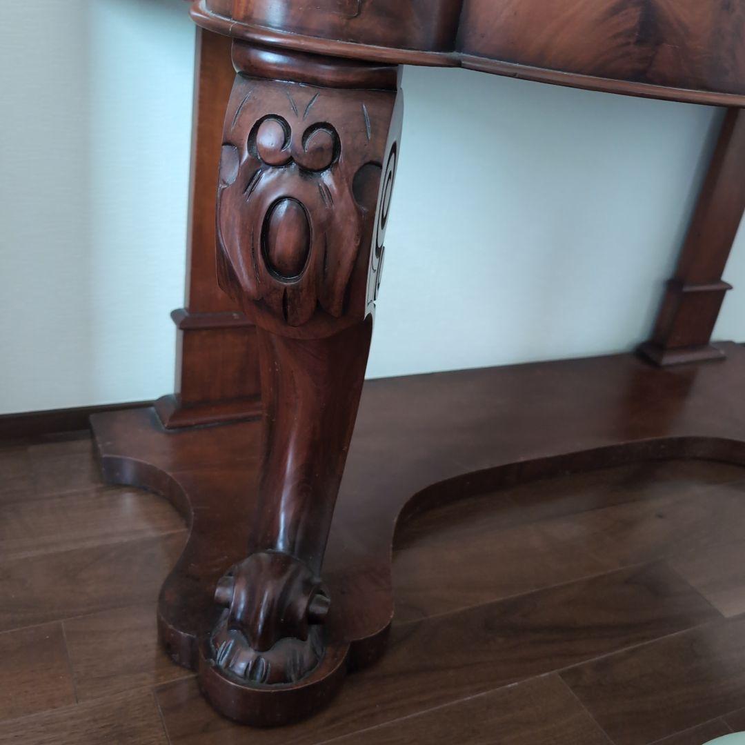 アンティーク木製文机 西洋 大正