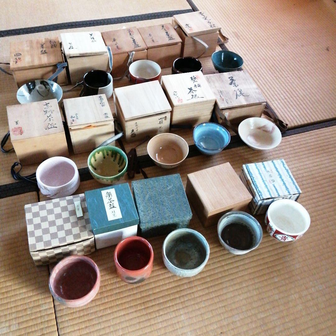 茶碗　15個まとめ売り　加藤春二　国領寿人など