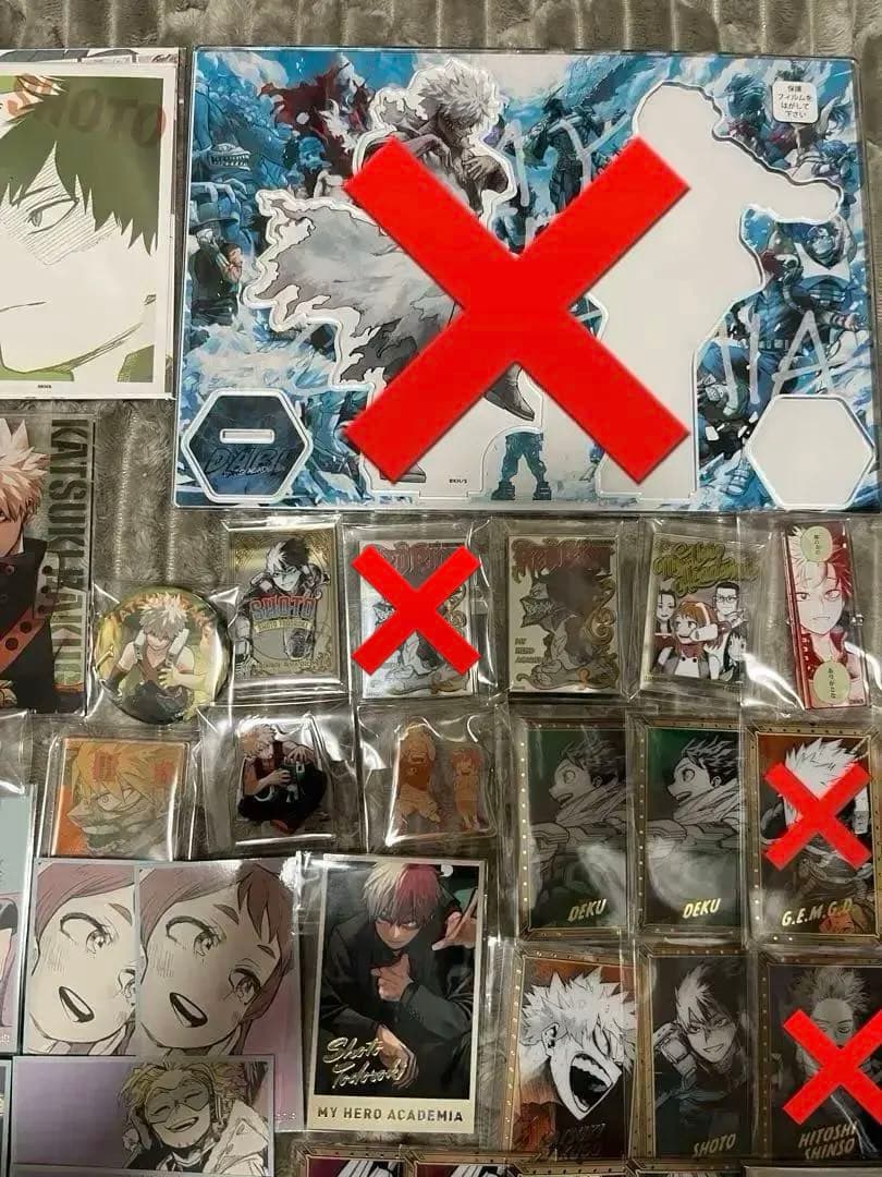 僕のヒーローアカデミア 原画展 グッズ まとめ売り 轟焦凍 緑谷出久 爆豪勝己