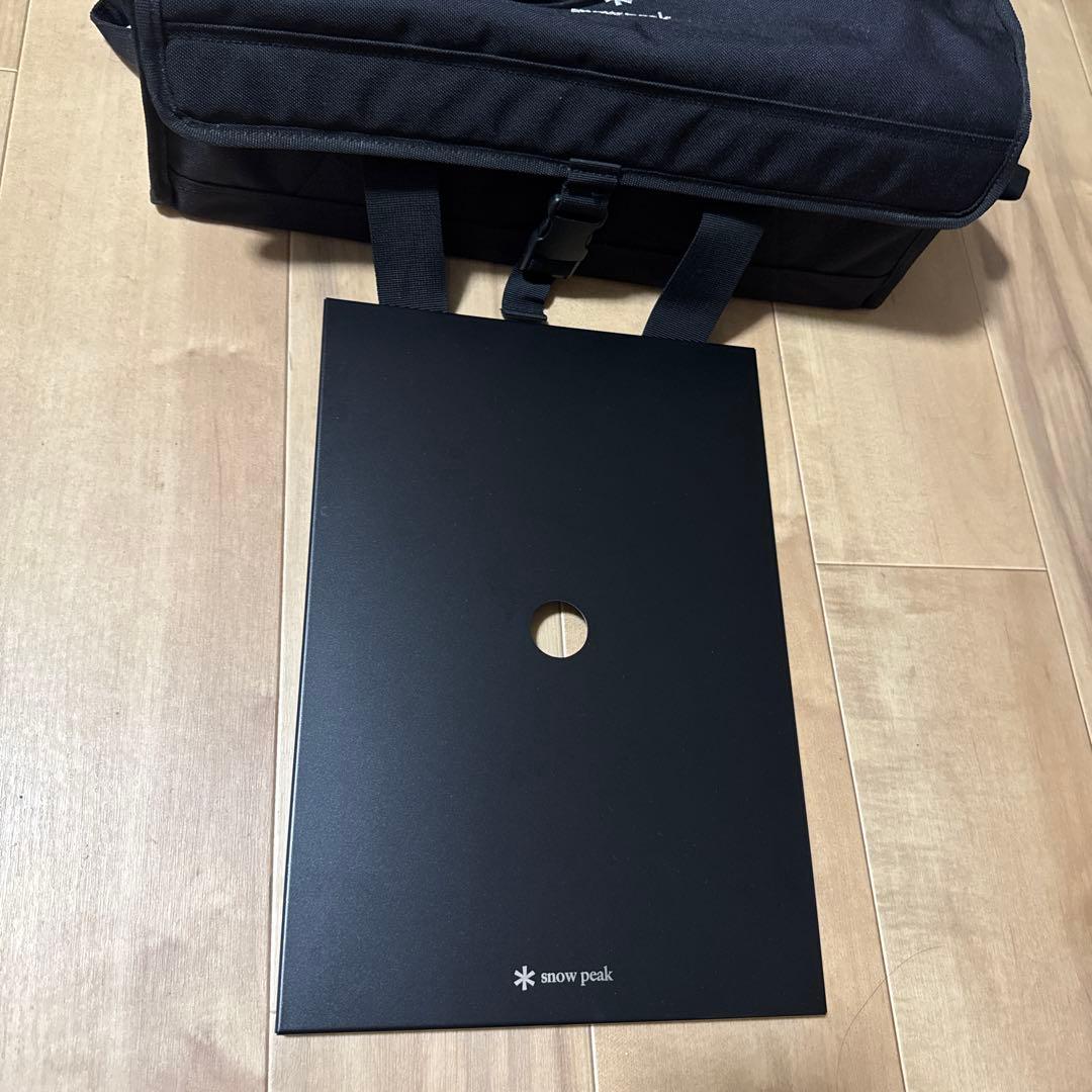 スノーピーク　ステンレストレー　ブラック