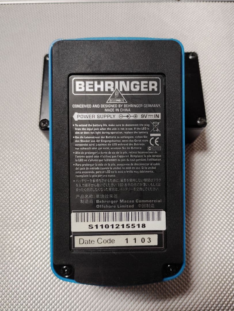 BEHRINGER エフェクターセット　マクソンPI-01 パワーサプライ