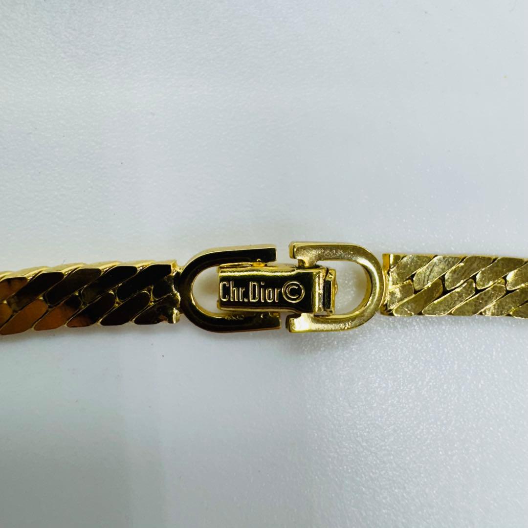 ✨Dior✨ディオール✨CD✨パープルストーン✨ゴールド✨ネックレス✨