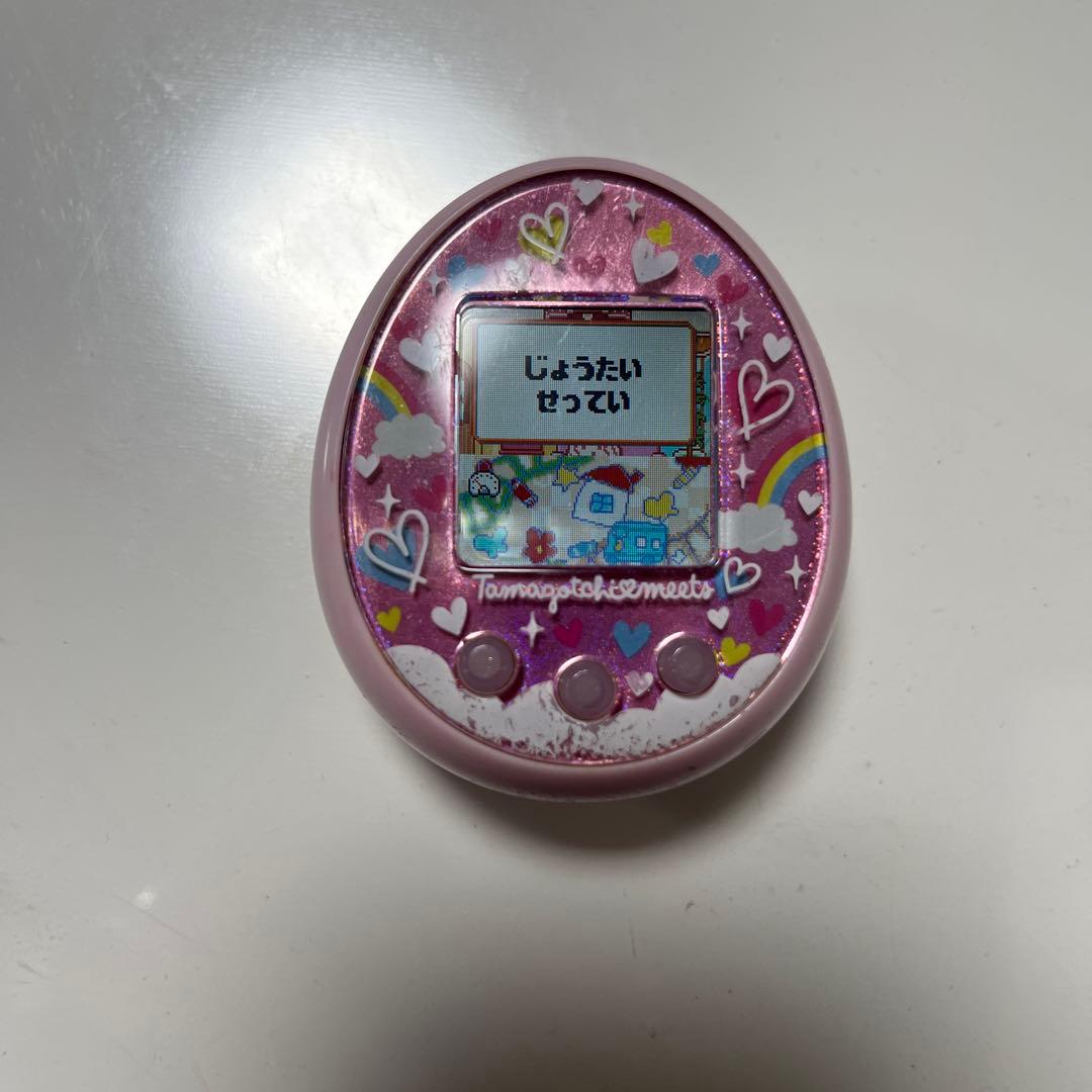 【送料無料】バンダイ　たまごっちみーつ　メルヘンみーつver.ピンク　小物
