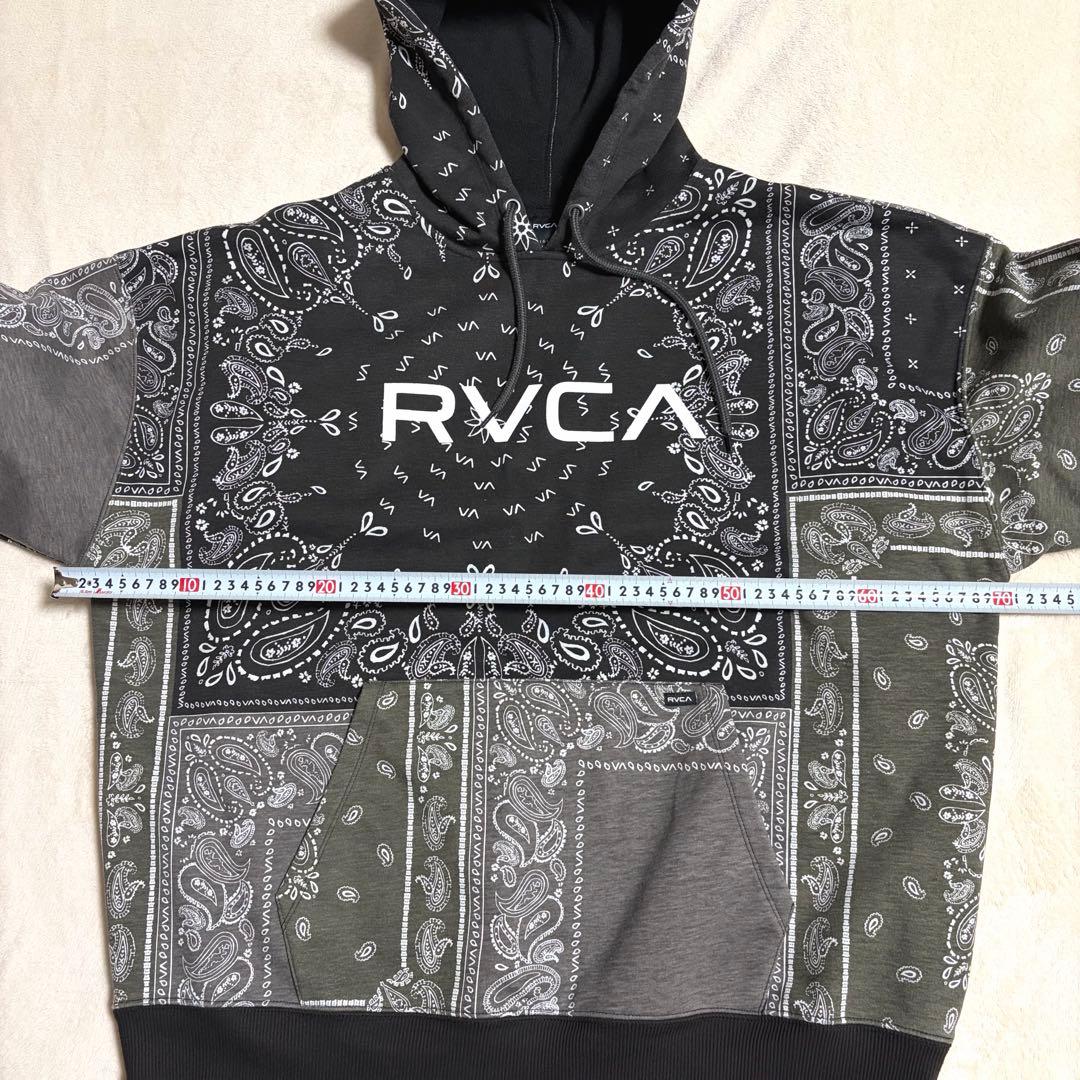 【美品】RVCA ルーカ パーカー セットアップ バンダナ柄 ペイズリー柄