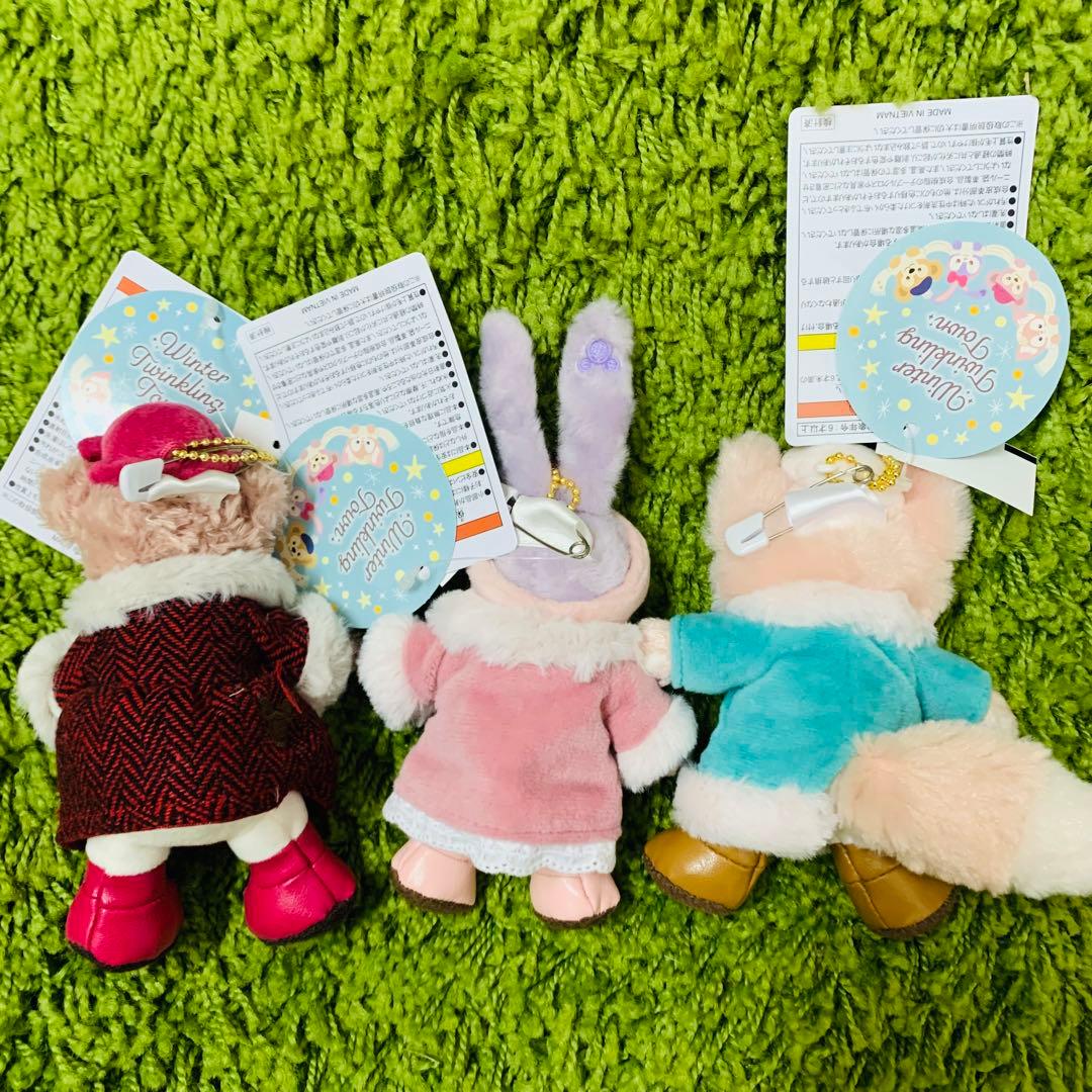 ウィンタートゥインクリングタウン　ぬいぐるみバッジ　ステラルー　3点