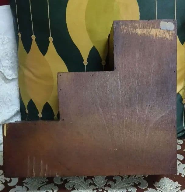 レア物✩昭和レトロ木製小型引き6段階段型 アンティーク小物入れ ヴィンテージ