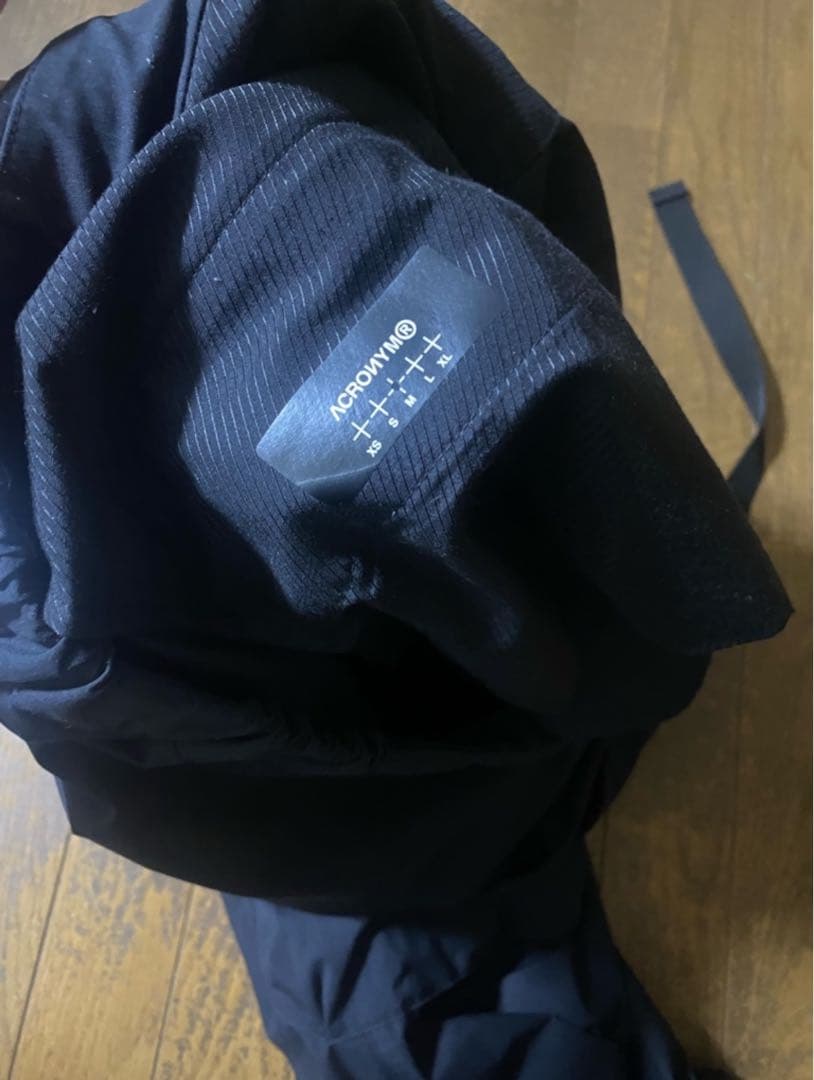 ACRONYM p30-eブラック サルエルパンツ