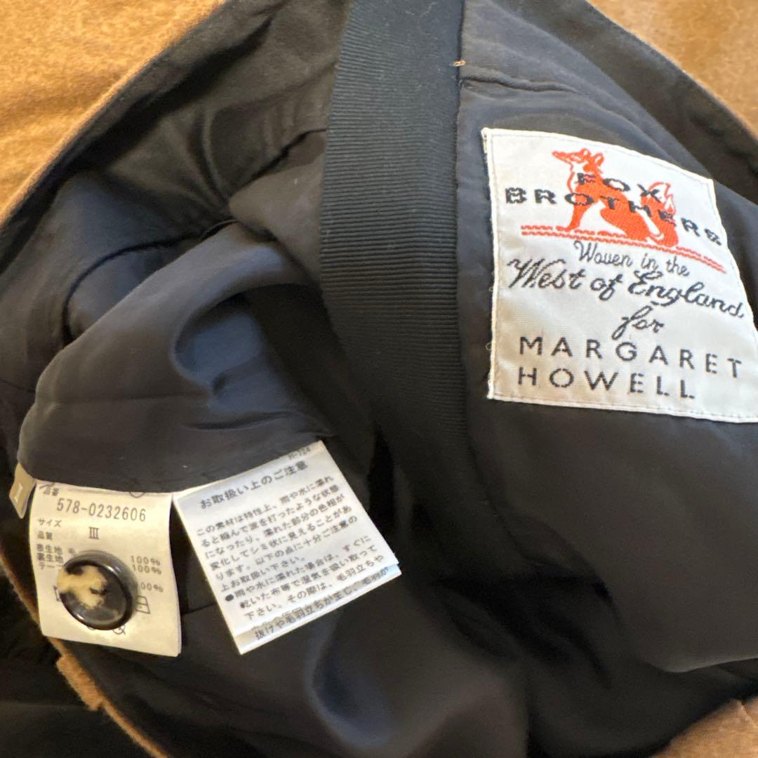 MARGARET HOWELL ブラウン　fox brothers スカート