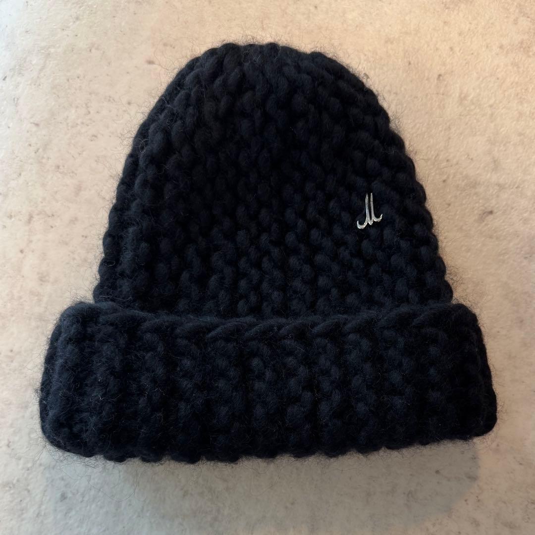 23AW ミュールバウアー Muhlbauer ニット帽 ビーニー ブラック 黒