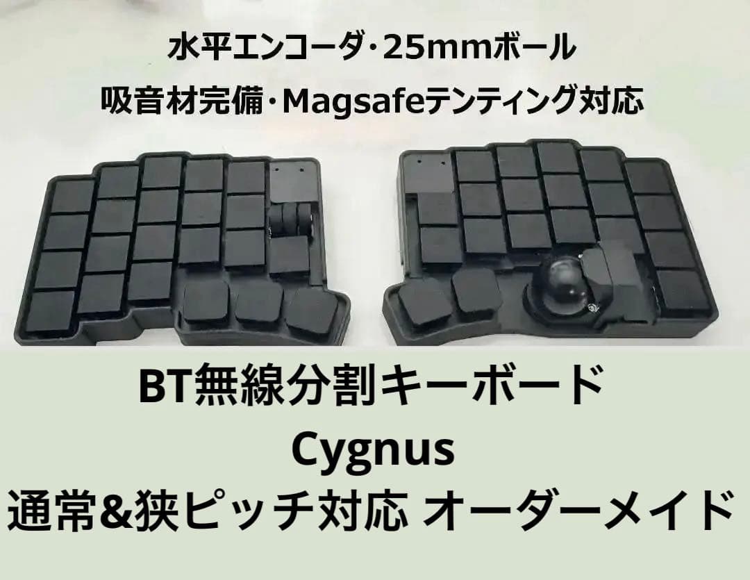 オーダーメイド 19mm &17mm BT無線KeyballBLE