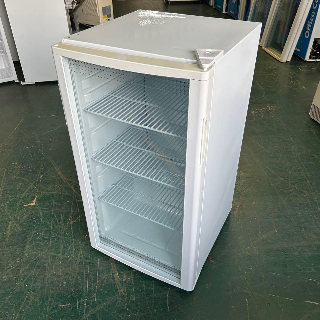 145業務用 冷蔵ショーケース オフィスコンビニ XW-105 左右開き 小型