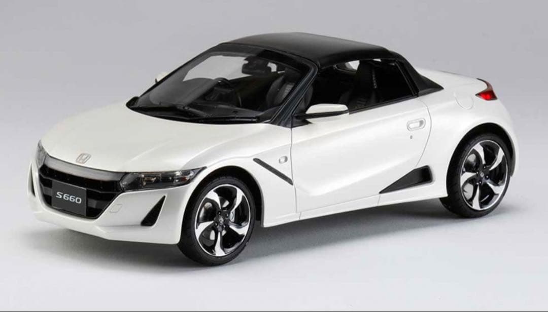HJ 1/18 Honda S660 α（プレミアムスターホワイトパール）