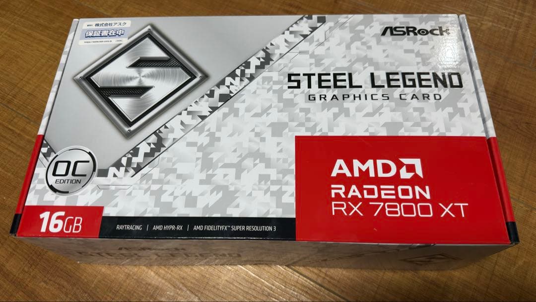 グラフィックボード・グラボ・ビデオカード Radeon RX 7800 XT Steel Legend 16G