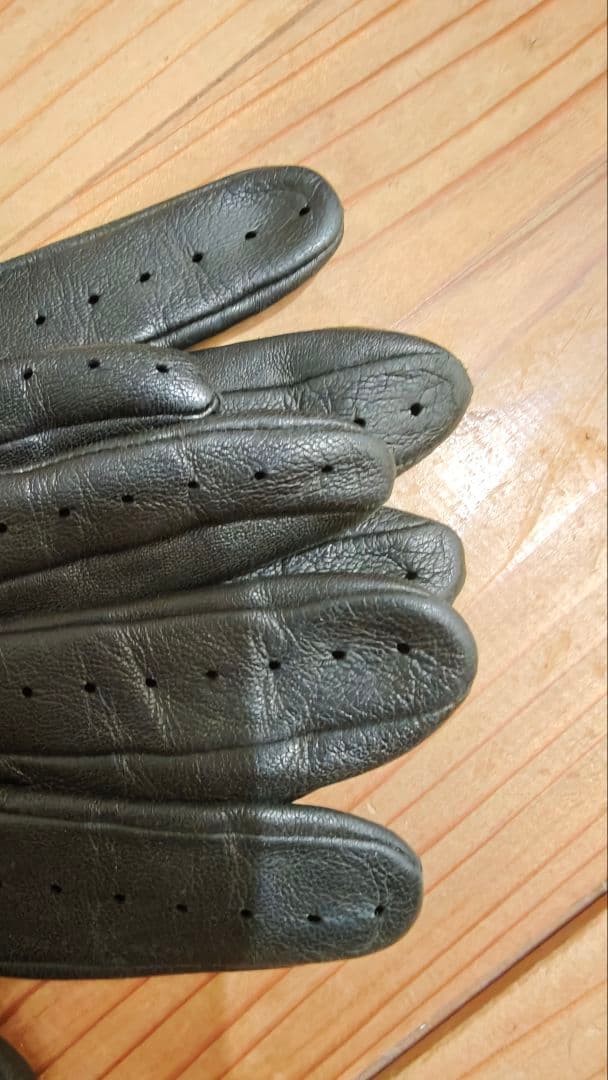 xs DENTS レザー ドライビンググローブ 黒