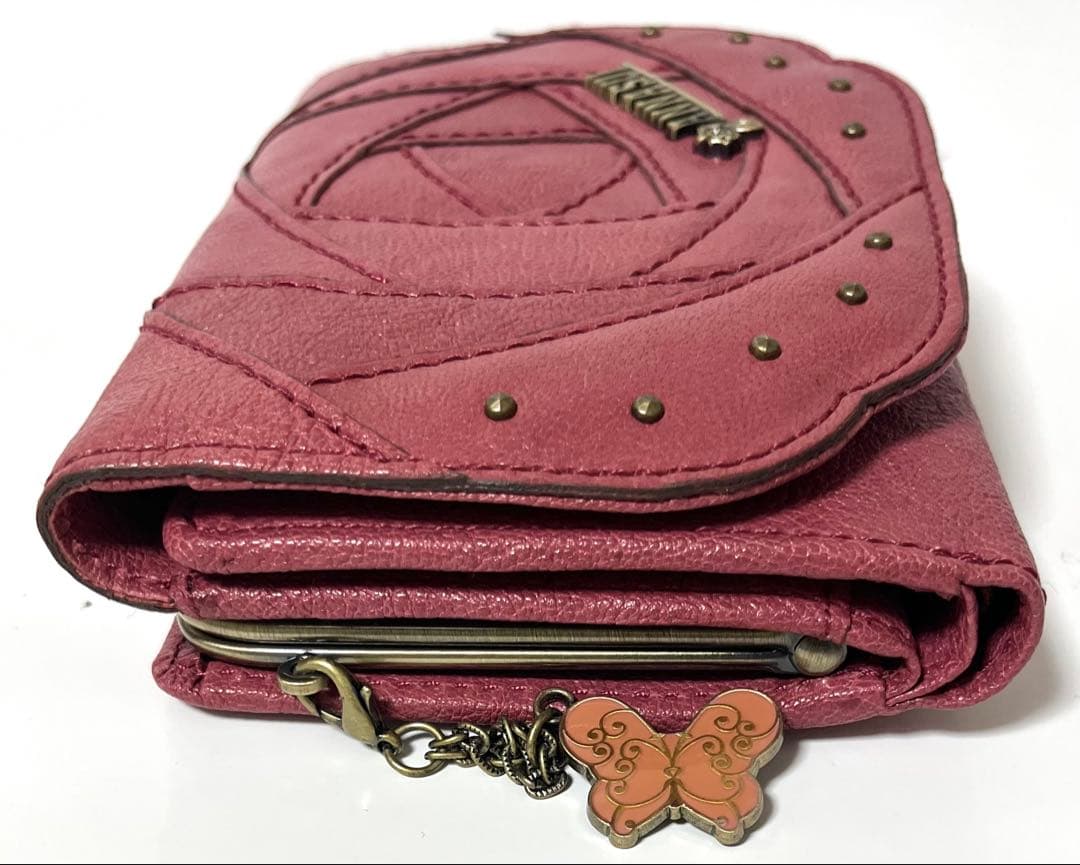 Sherry様ANNA SUI 財布 三つ折り ローズウッド 薔薇 バラ ピンク