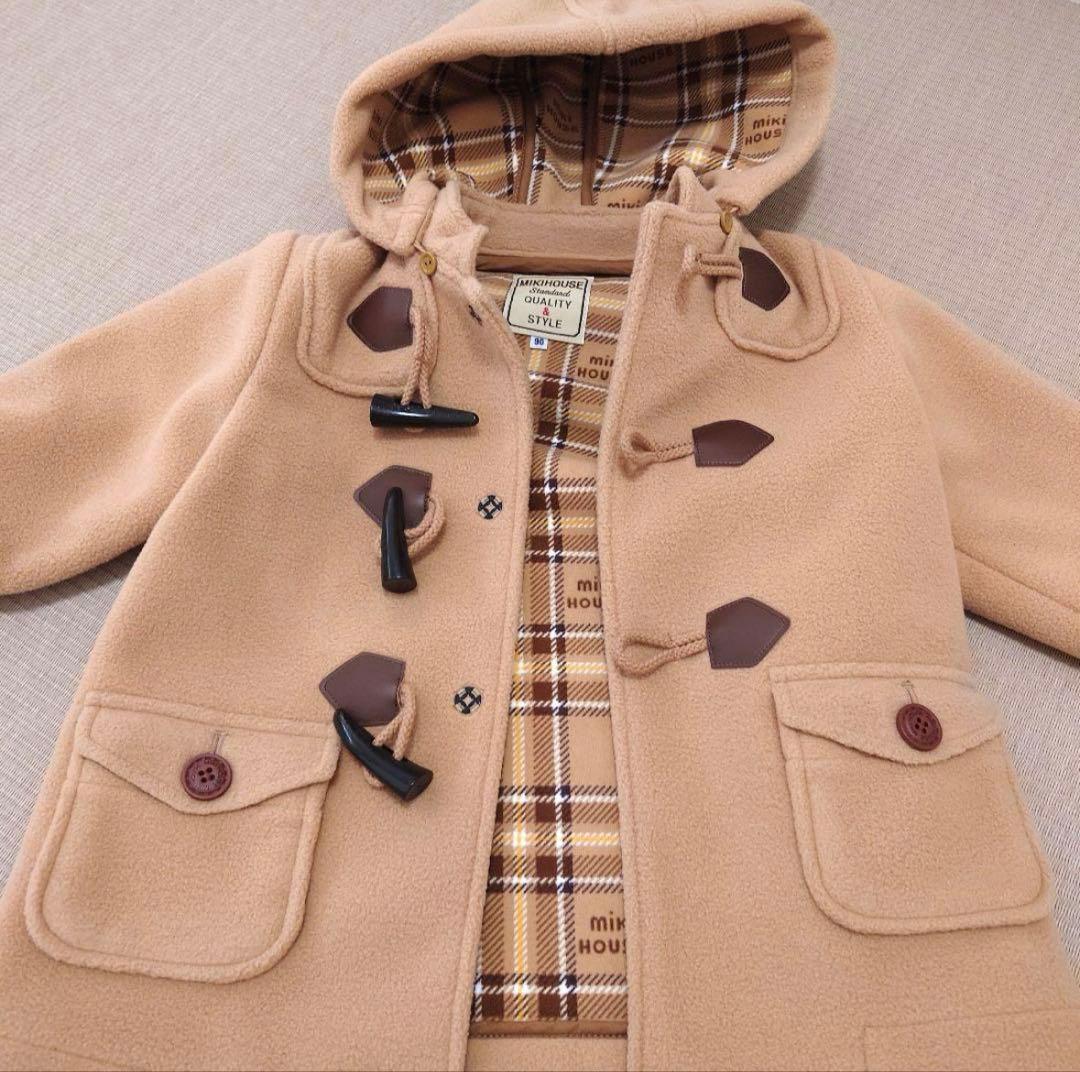 【美品・現行品】miki house ミキハウス ダッフルコート 90