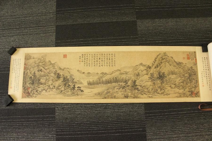 中国美術 元人集錦巻 元 ニ玄社 模写 工藝(LC915)