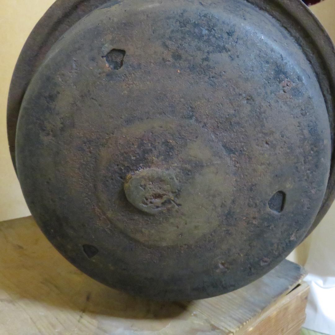 大釜 茶釜 大型 木箱 古芦屋釜 遠藤喜代志 彫金家 希少