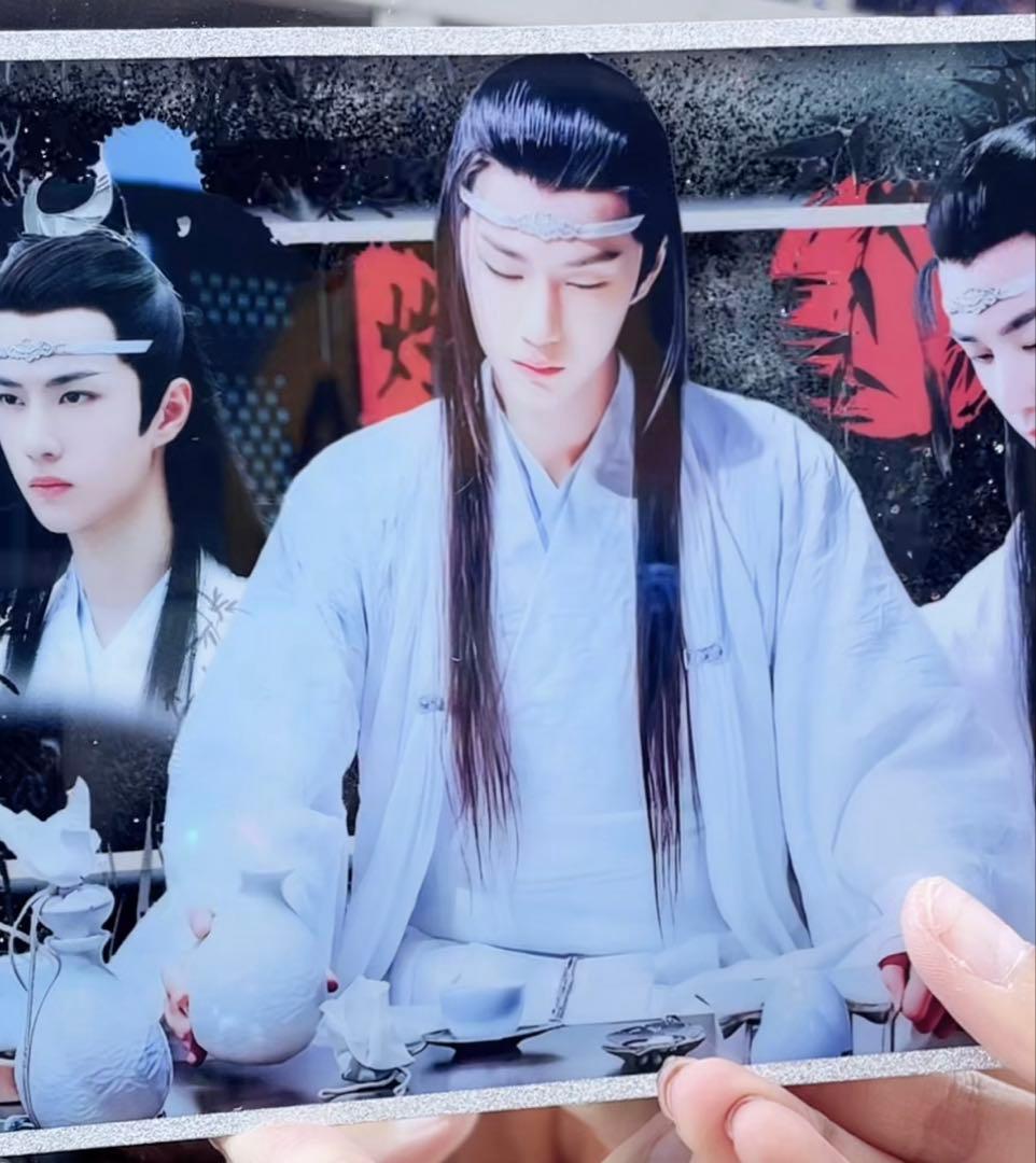 王一博 新作 A5流砂アクリル特殊加工色纸 デザイン　5点セット❣️確認用❣️