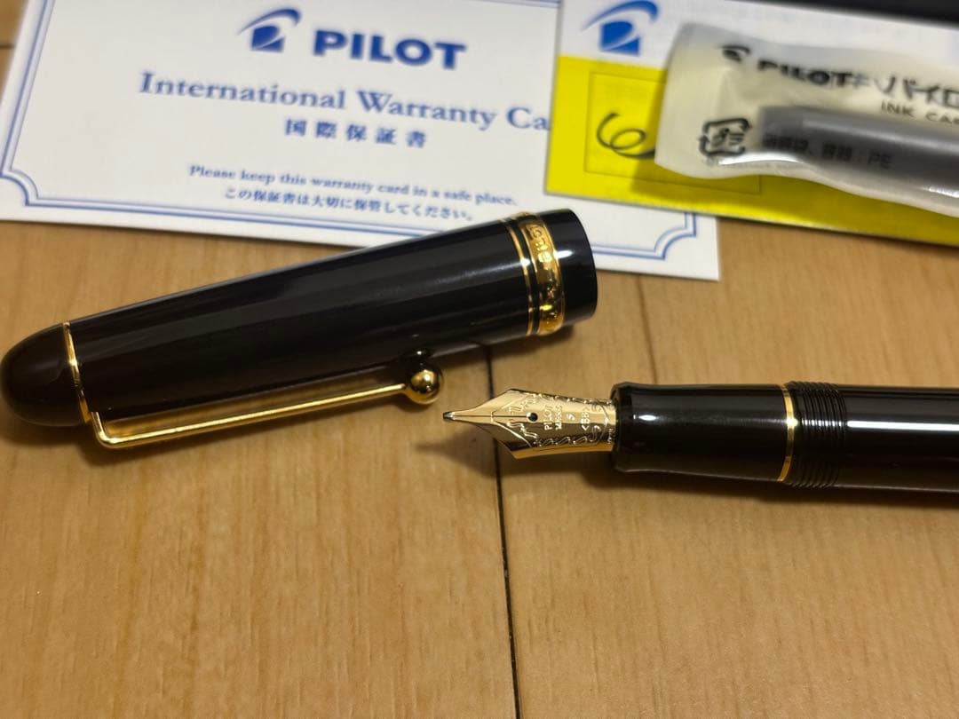 パイロット カスタム 74 万年筆 ブラック BB（極太字）