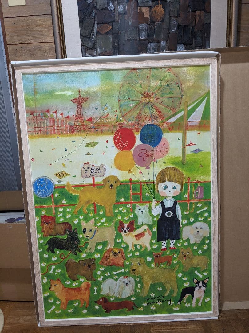 マリーニモンティーニ　水彩画　絵画