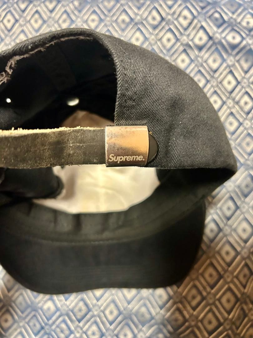 Supreme Sロゴ キャップ USA製 旧モデル ダメージあり