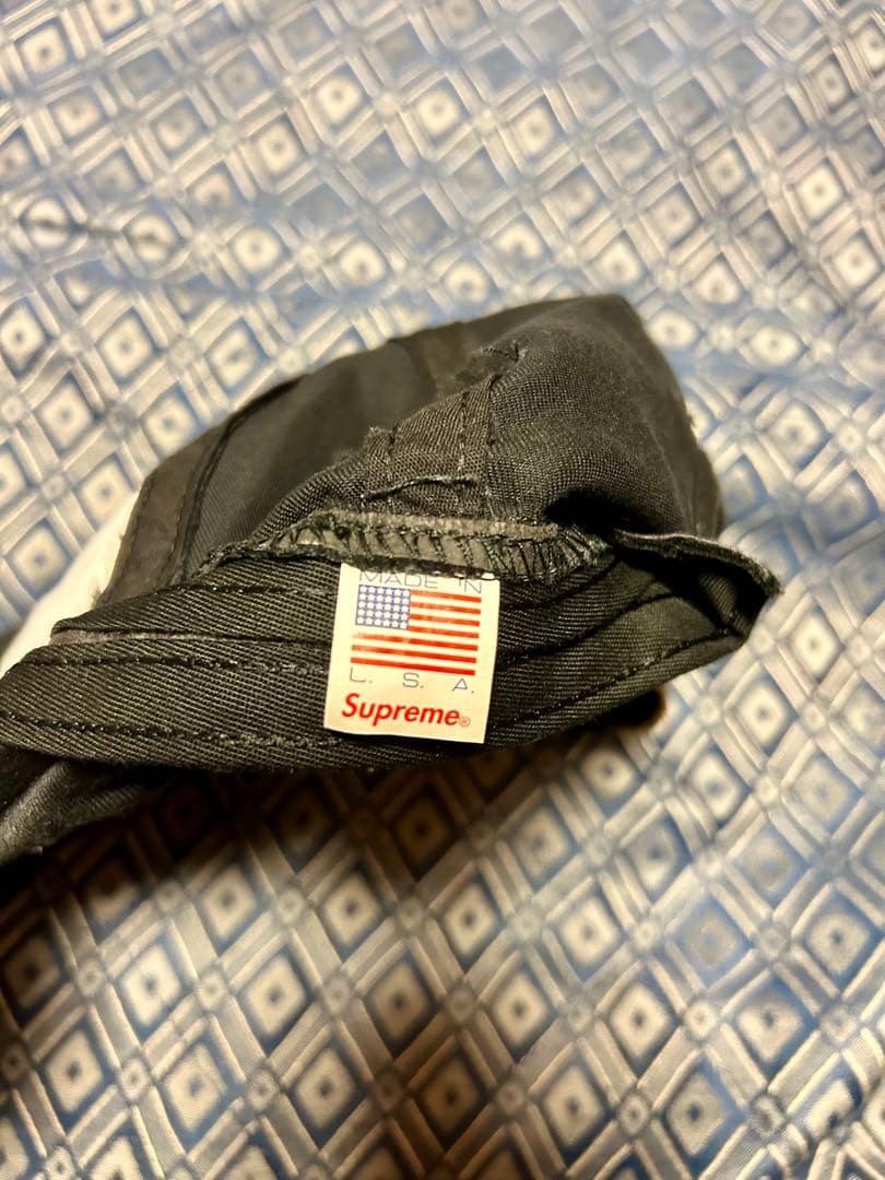 Supreme Sロゴ キャップ USA製 旧モデル ダメージあり