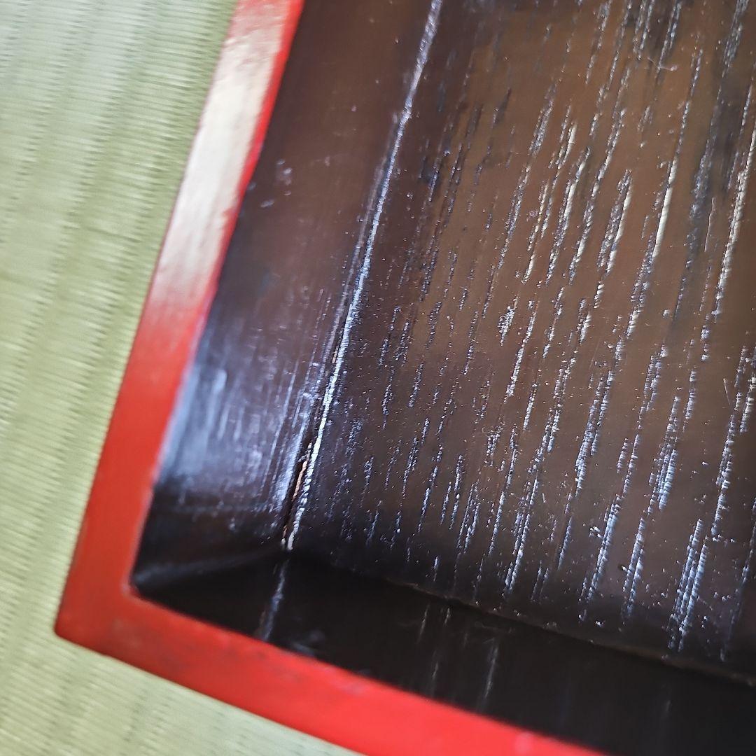 【明治ロマン/1870年物】戦前物 漆塗り弁当箱 漆器 膳の箱 五客 5個朱色