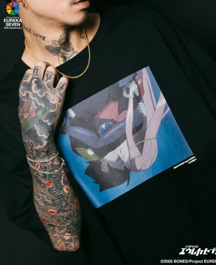 サブサエティ　エウレカセブン展　20周年記念展　Tシャツ　アネモネ　ドミニク　L