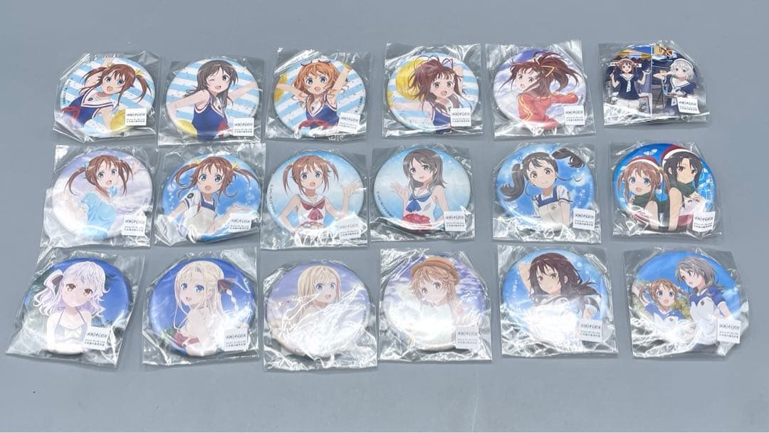 よこすかカレーフェステバル2018×ハイスクールフリート 缶バッジ 18点セット