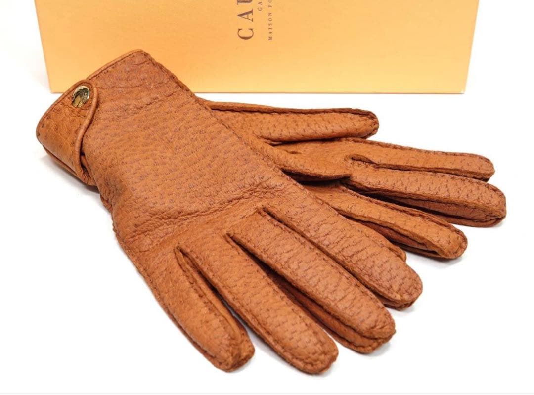 未使用品 CAUSSE ガンコス グローブ 手袋 ペッカリー / カシミア 7