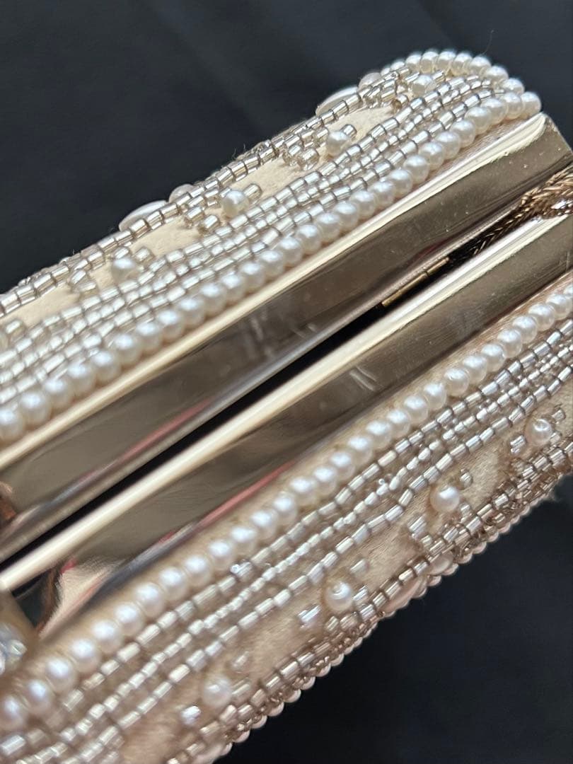 パーティーバッグ　結婚式　ビーズ刺繍