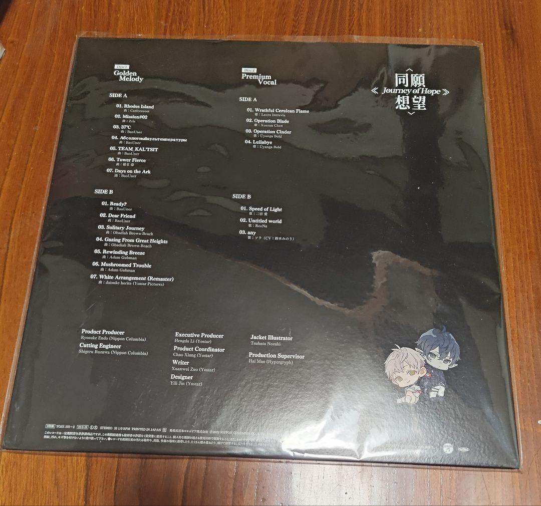 アークナイツ アナログレコード 同願想望