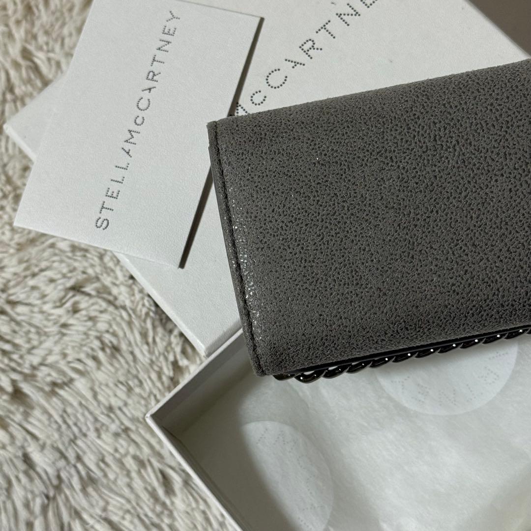 ⭐️新品未使用⭐️　ステラマッカートニー　ファラベラ　三つ折り財布　ライトグレー