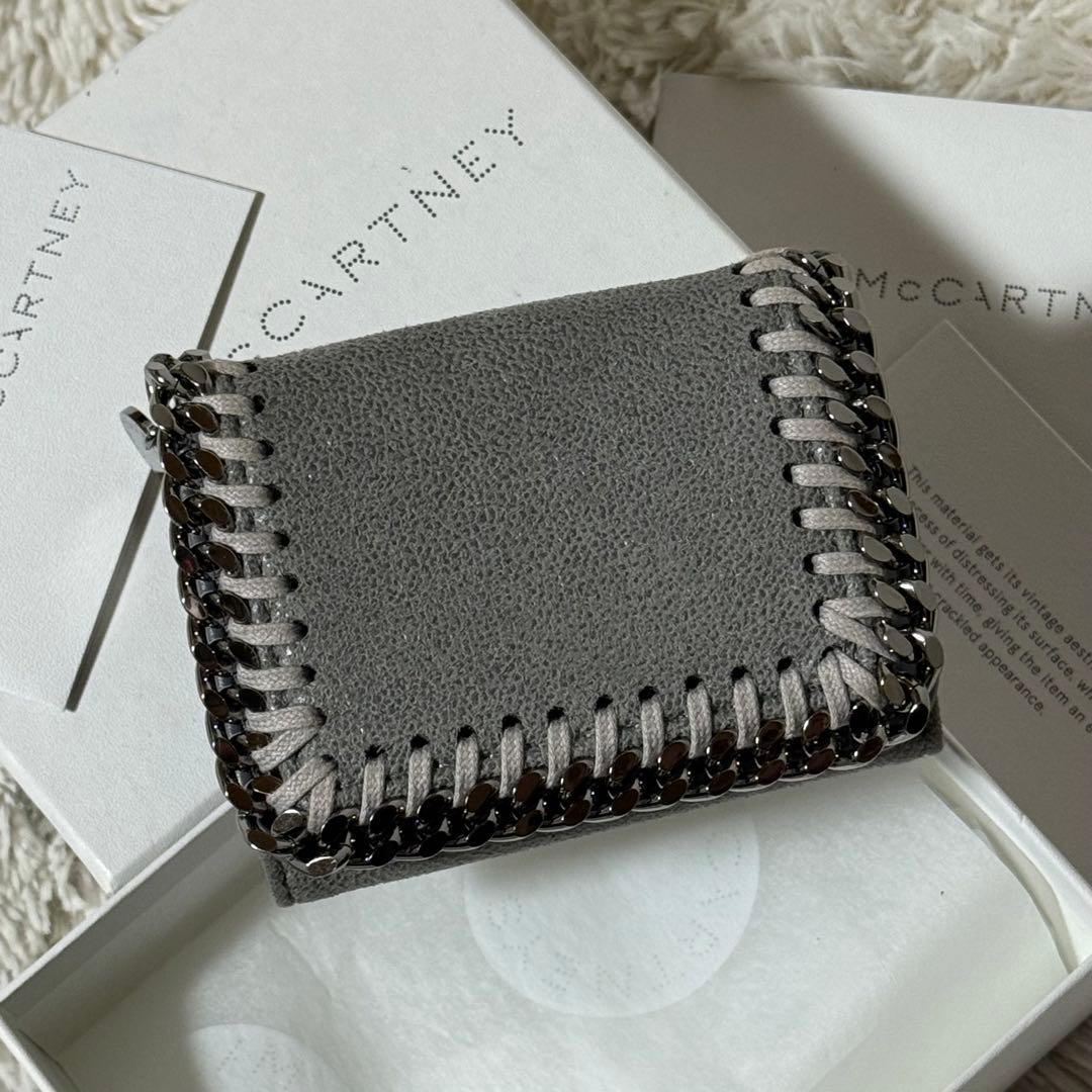 ⭐️新品未使用⭐️　ステラマッカートニー　ファラベラ　三つ折り財布　ライトグレー