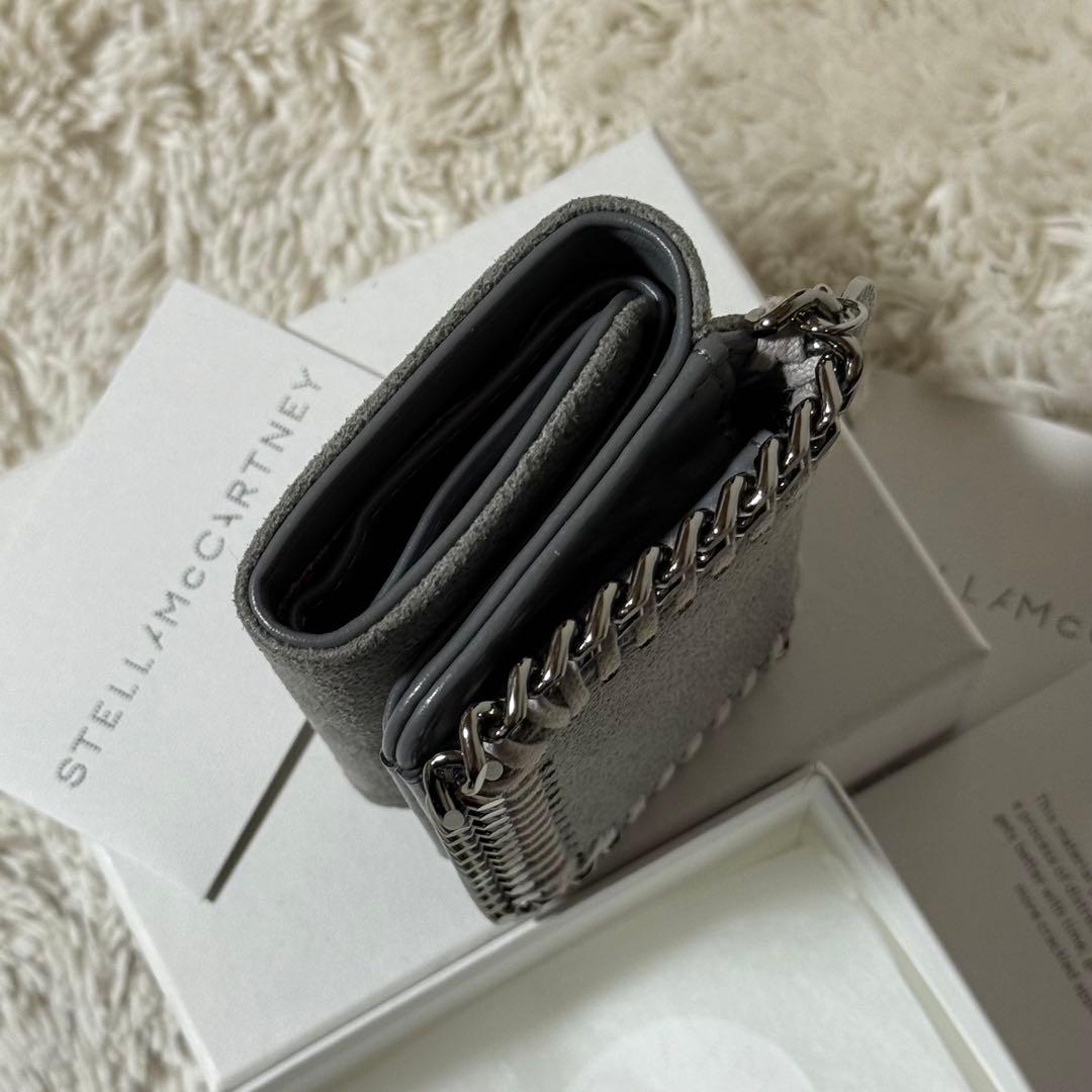 ⭐️新品未使用⭐️　ステラマッカートニー　ファラベラ　三つ折り財布　ライトグレー