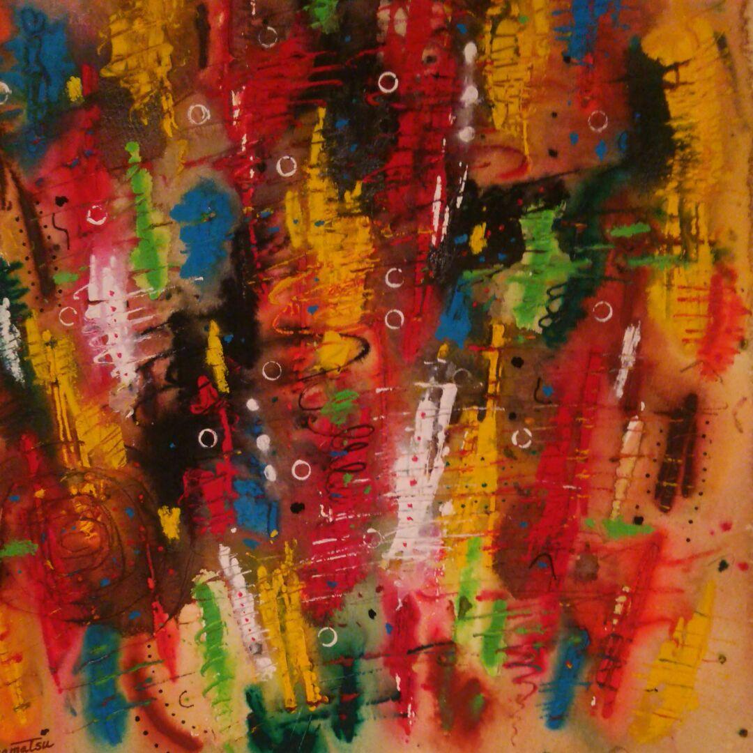 水彩画　印象14　F8号