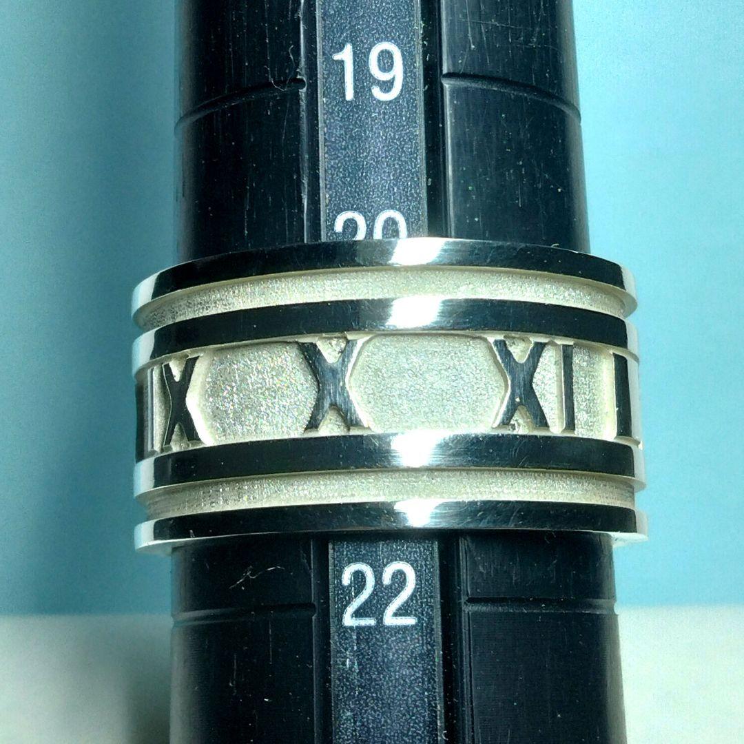 ティファニーアトラスワイドリング　21号　新品仕上げ　ほぼ無傷未使用に近い