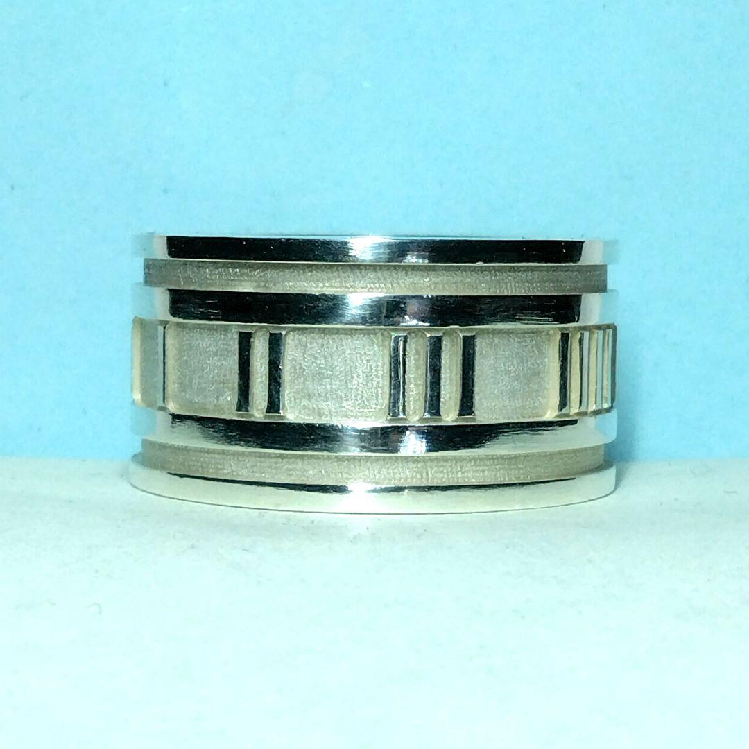 ティファニーアトラスワイドリング　21号　新品仕上げ　ほぼ無傷未使用に近い