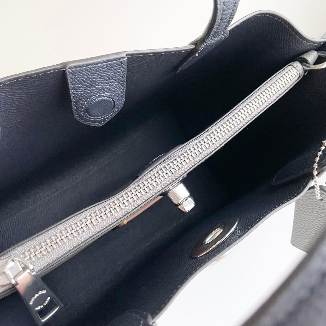 コーチ COACH ハンドバッグ ウィロウ トート 24 くすみカラー ほぼ新品