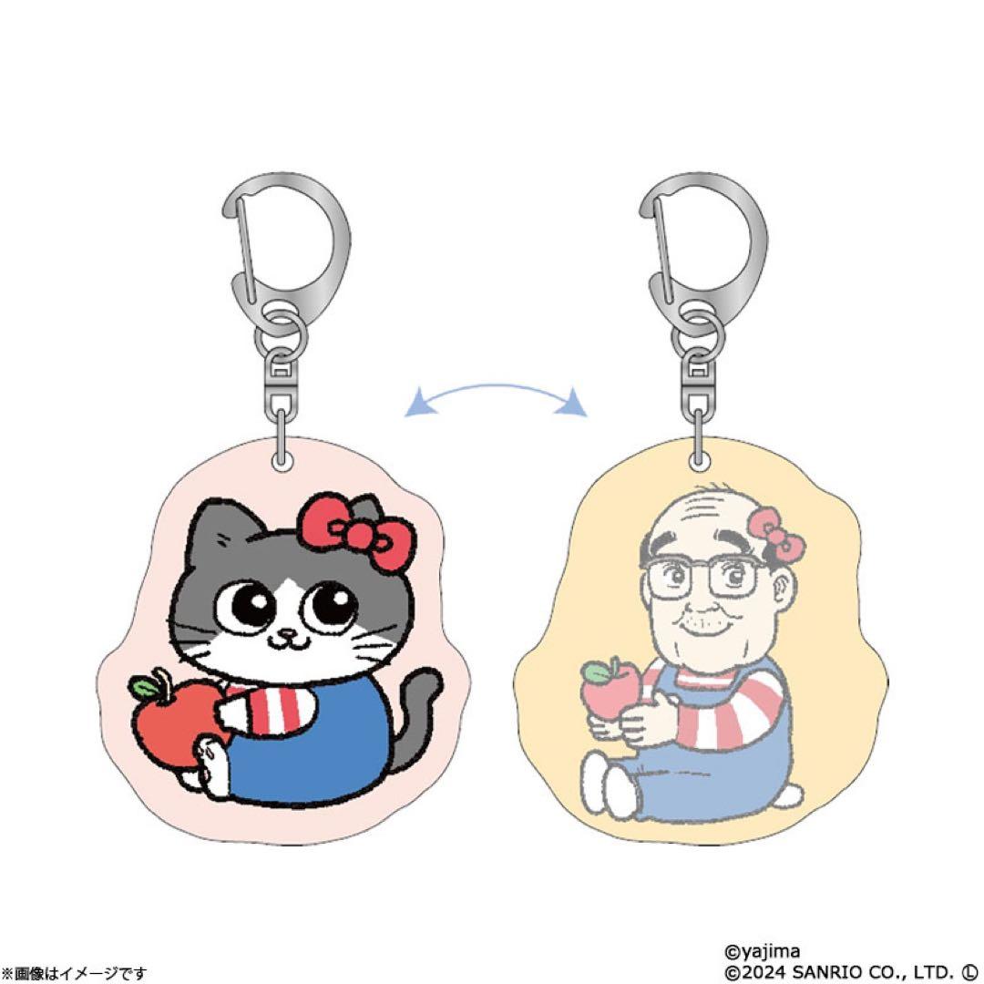 新品ねこに転生したおじさんサンリオキャラクターズチェンジングアクリルキーホルダー