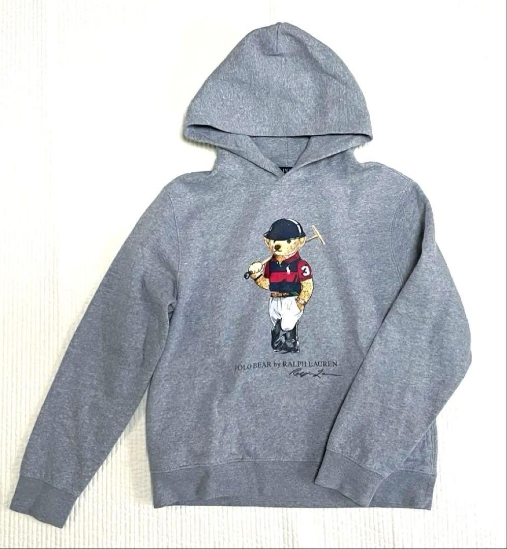 一回着ラルフローレン　ポロベア　裏フリース　パーカー トレーナー