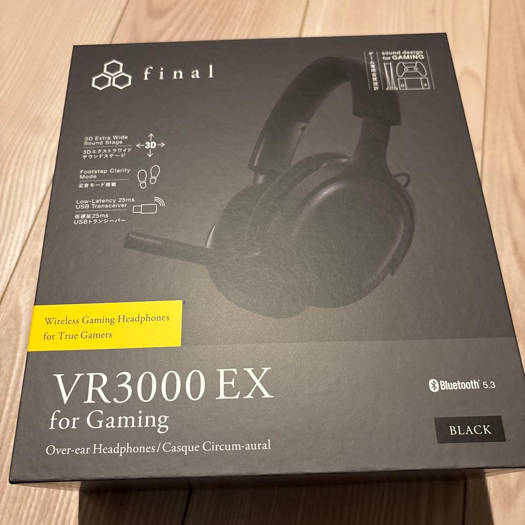 final vr3000ex ゲーミングヘッドセット
