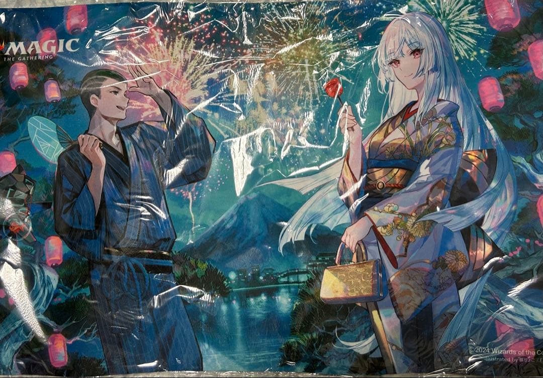 マジック：ザ・ギャザリング プレイマット 放浪皇　夏祭り　MTG