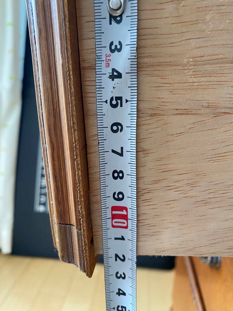 木製チェスト 5段 引き出し付き