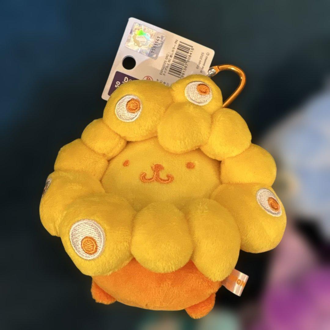 ミャクミャク　サンリオ　推しカラー　ぬいぐるみキーホルダー