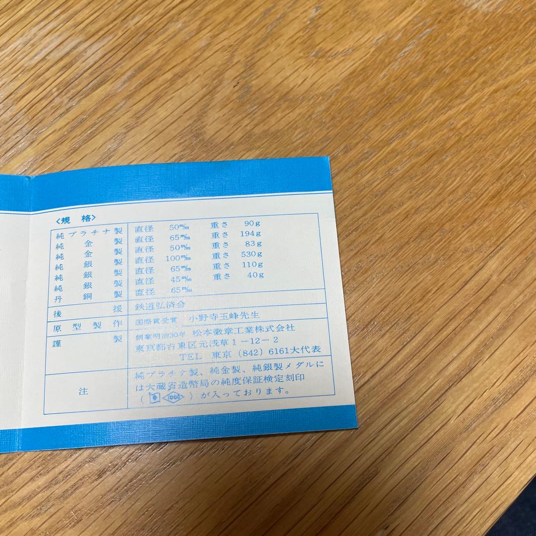 鉄道百年記念 純銀硬貨 1枚 専用ケース付き