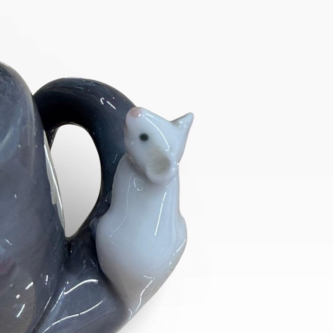 LLADRO リヤドロ　ネコ　ネズミ　陶器　置物　インテリア
