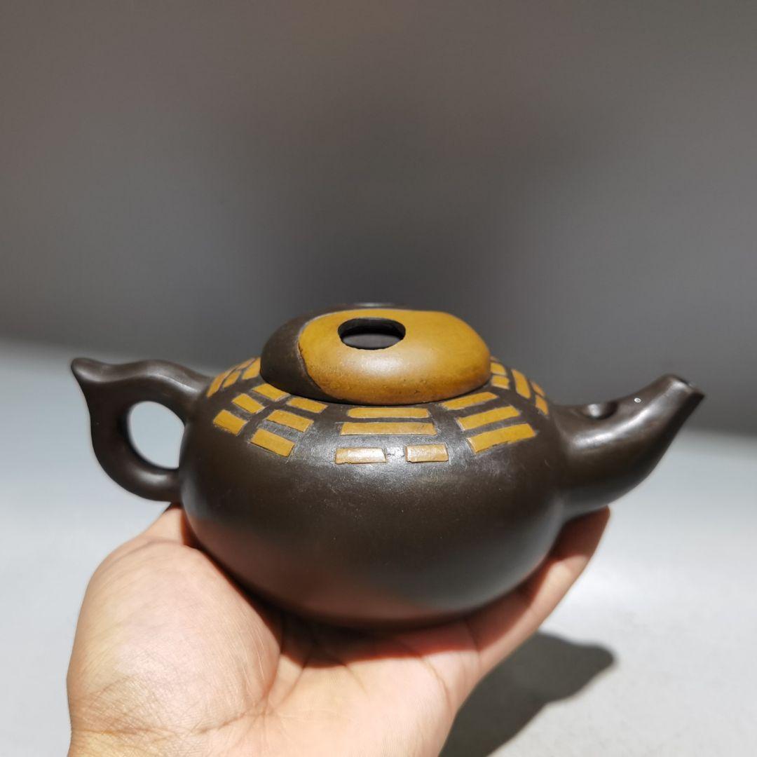 中国 宜興  八卦紫砂壷   急須